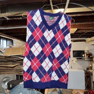 Vintage Mens Alps Sportswear Sweater Vest L